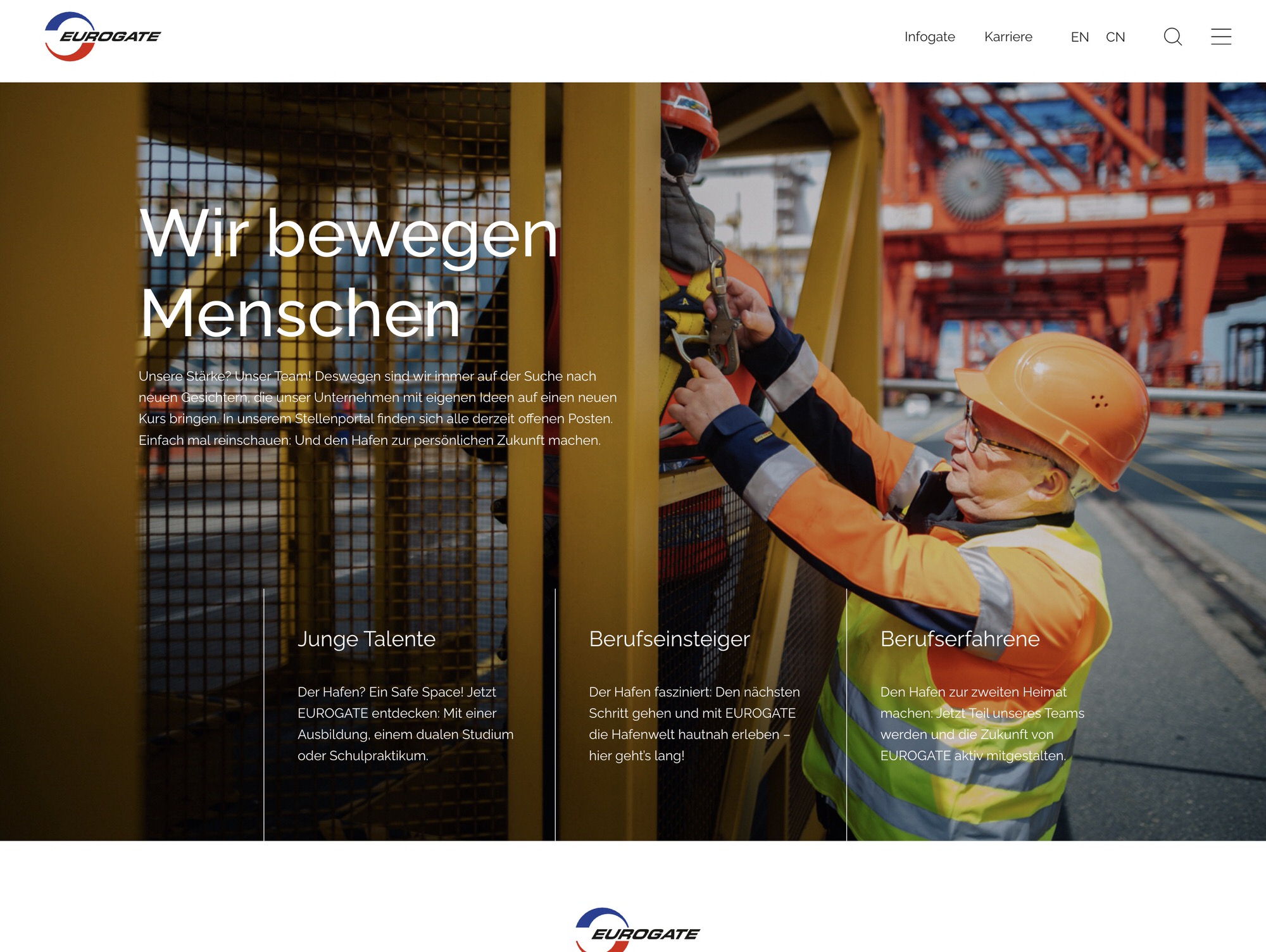 EUROGATE — Corporate Fotografie Jonas Ginter Bremen