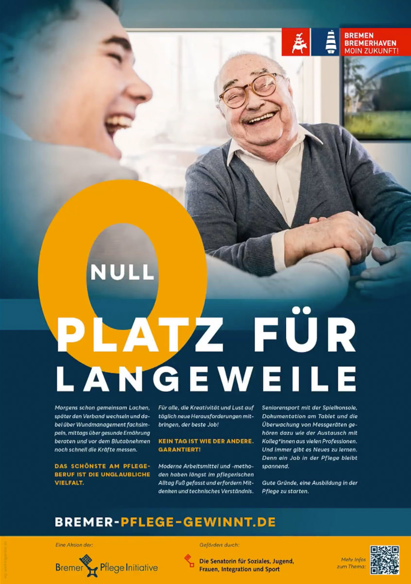 Pflege gewinnt Kampagne Recruiting
